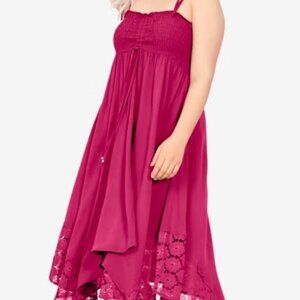 Handkerchief Midi Dress